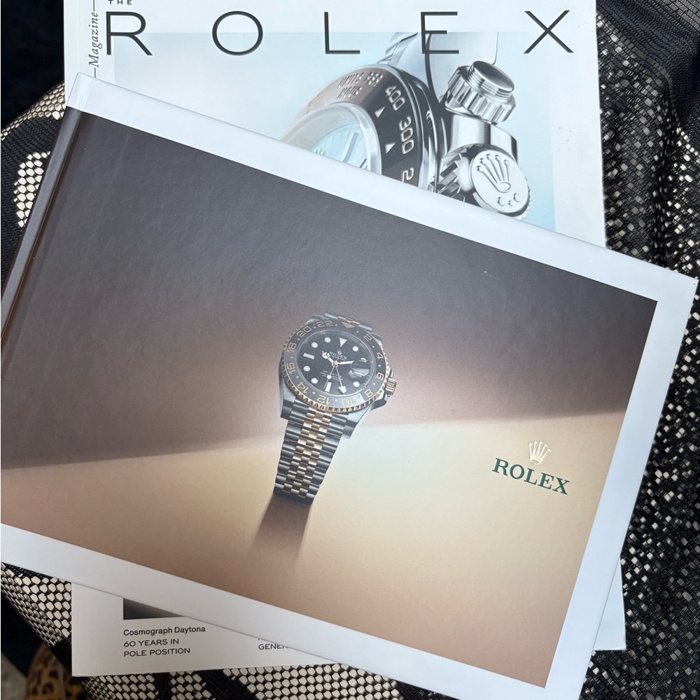 Rolex Catalog book hard cover and the Rolex magazine issue 11